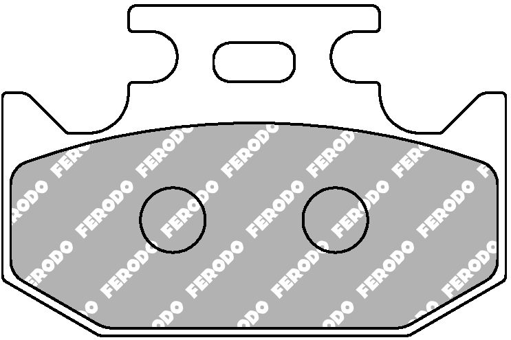 FDB659EF BRAKE PADS ORGANIC