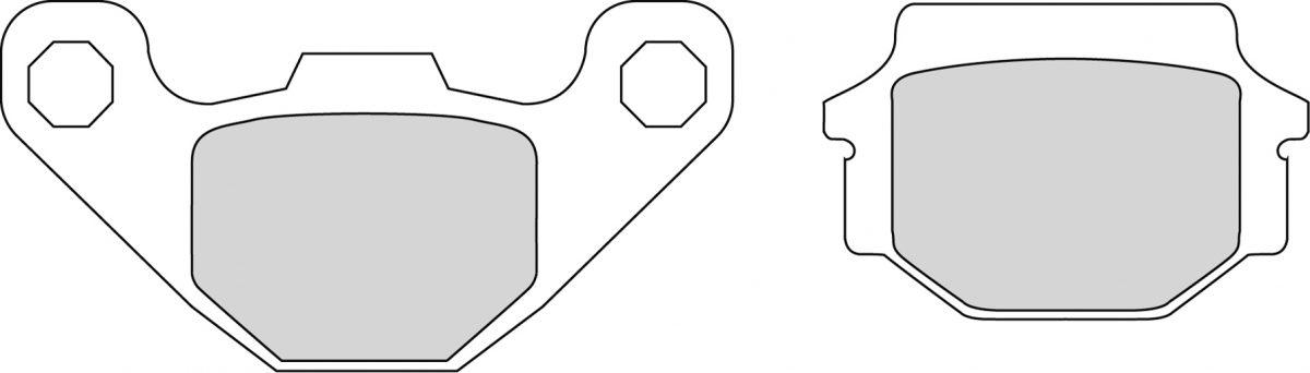 FDB731P BRAKE PADS ORGANIC