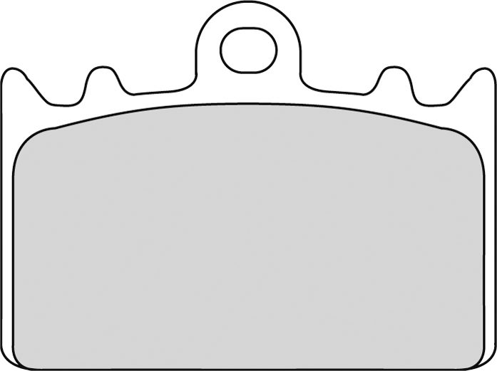 FDB741P BRAKE PADS ORGANIC