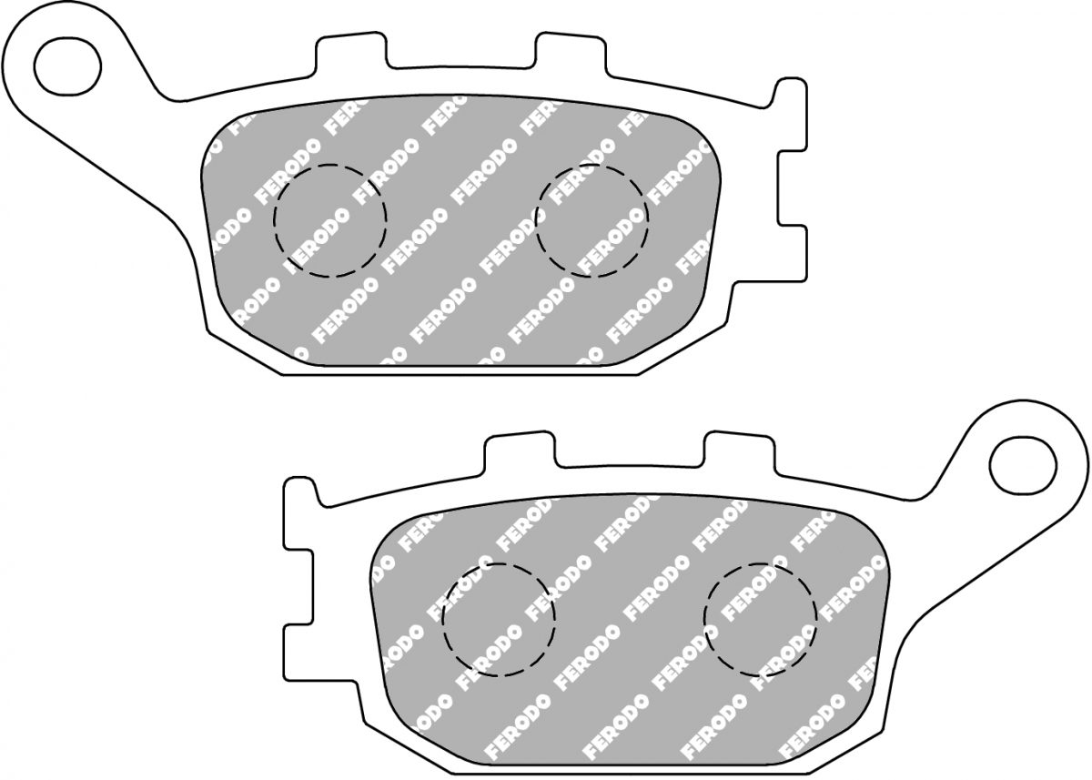 FDB754EF BRAKE PADS ORGANIC