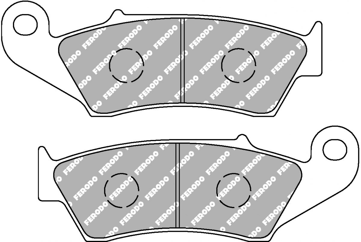 FDB892P BRAKE PADS ORGANIC