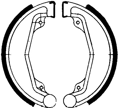 FSB707 BRAKE SHOES