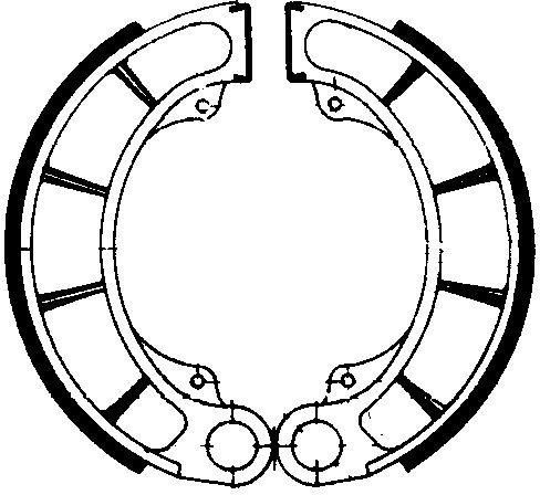 FSB711 BRAKE SHOES
