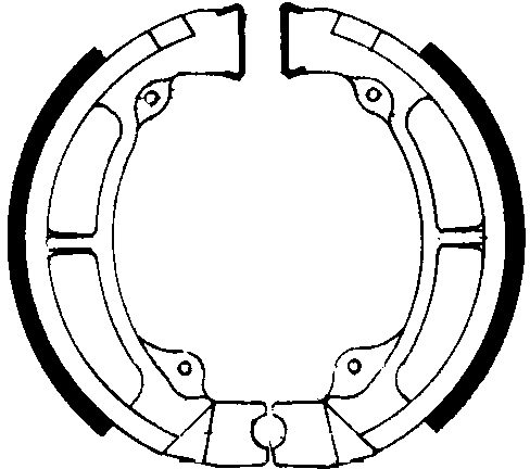 FSB717 BRAKE SHOES