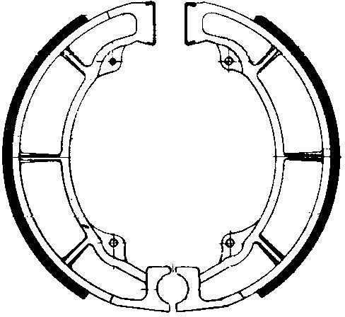 FSB718 BRAKE SHOES