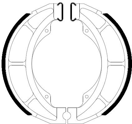 FSB721A BRAKE SHOES