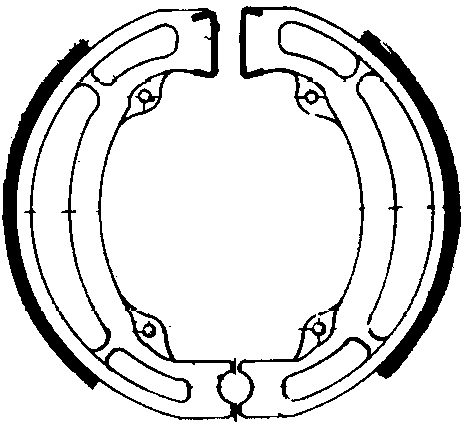 FSB723 BRAKE SHOES