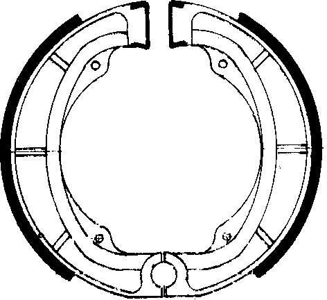 FSB724 BRAKE SHOES