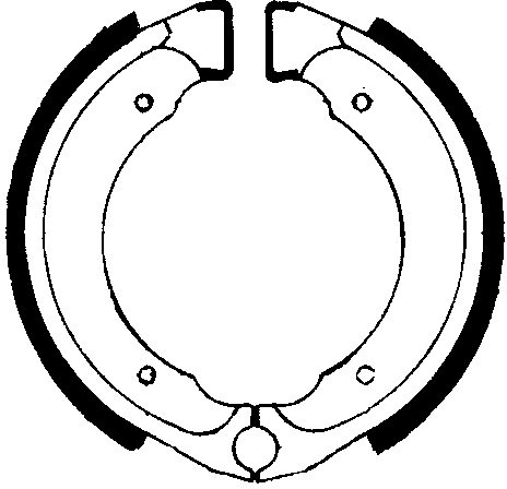 FSB727 BRAKE SHOES