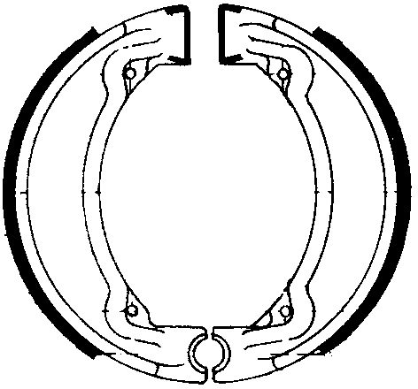 FSB732 BRAKE SHOES