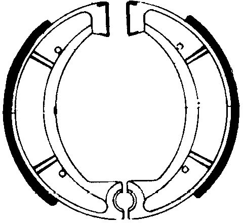 FSB734 BRAKE SHOES