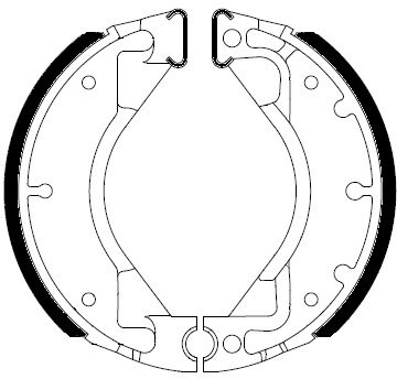 FSB738 BRAKE SHOES