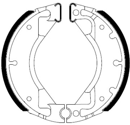 FSB738A BRAKE SHOE SET