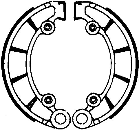 FSB741 BRAKE SHOES