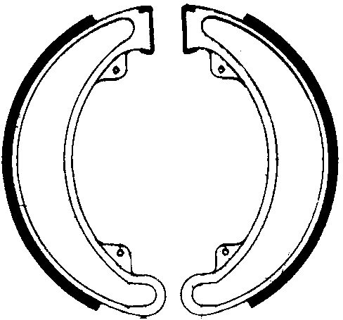 FSB742 BRAKE SHOES
