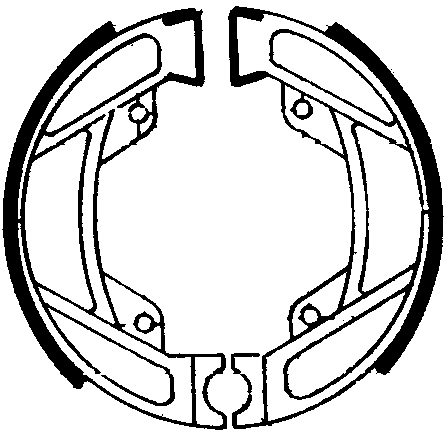 FSB754 BRAKE SHOES