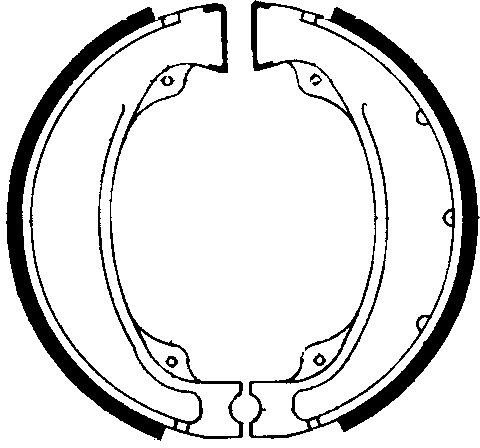 FSB755 BRAKE SHOES