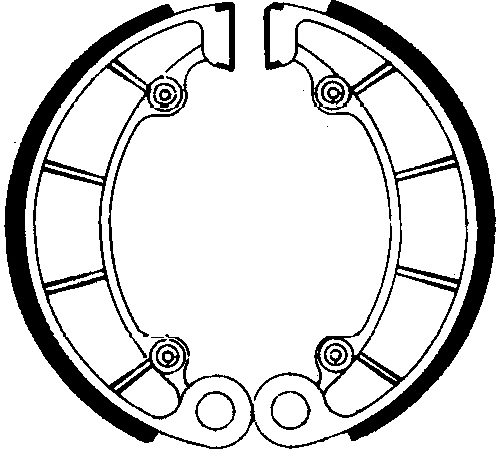 FSB761 BRAKE SHOES