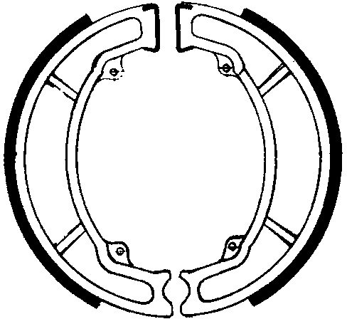 FSB772 BRAKE SHOES