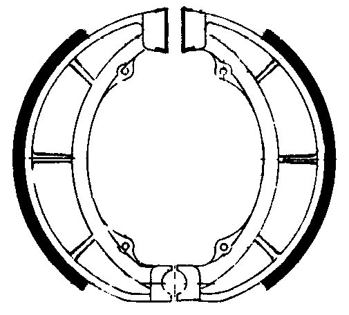FSB775 BRAKE SHOES