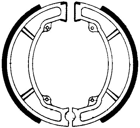 FSB776 BRAKE SHOES