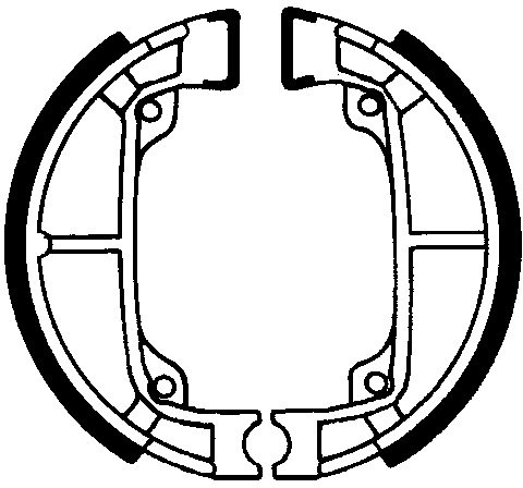 FSB792 BRAKE SHOES
