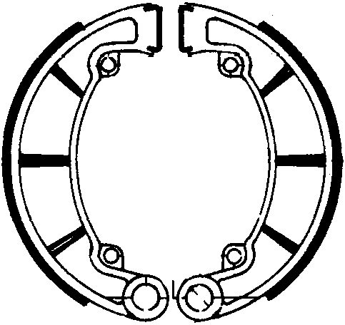 FSB793 BRAKE SHOES