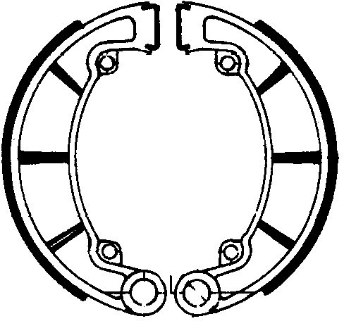 FSB794 BRAKE SHOES