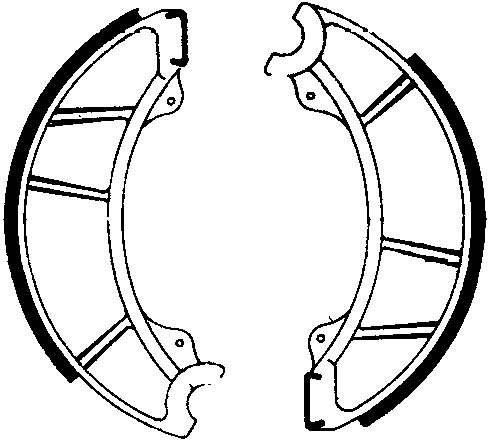 FSB800 BRAKE SHOES