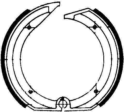 FSB805 BRAKE SHOES