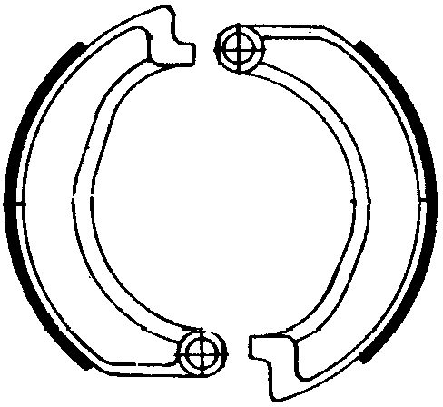 FSB806 BRAKE SHOES