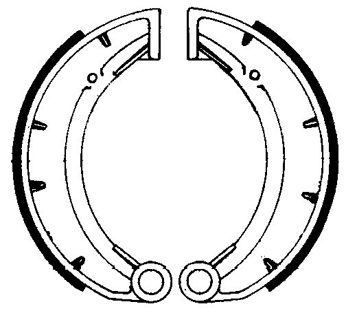 FSB824 BRAKE SHOES