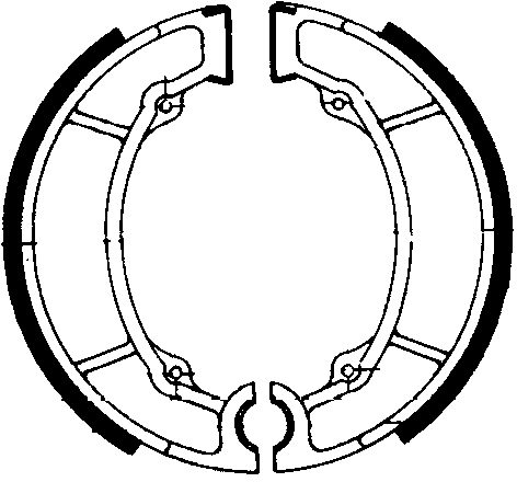 FSB834 BRAKE SHOES