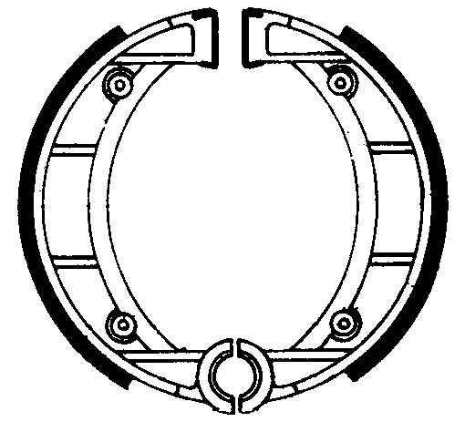 FSB837 BRAKE SHOES