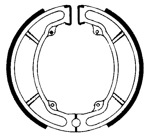 FSB841 BRAKE SHOES