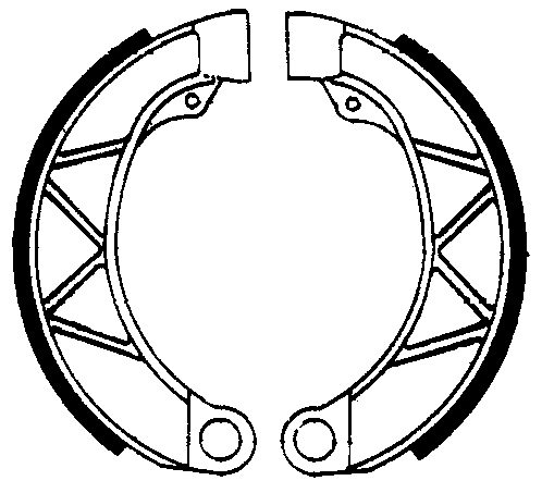 FSB843 BRAKE SHOES