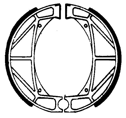 FSB849 BRAKE SHOES
