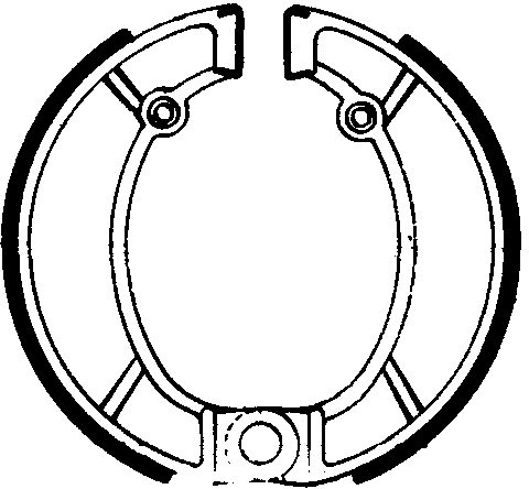 FSB857 BRAKE SHOES