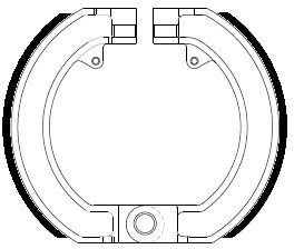 FSB869 BRAKE SHOES