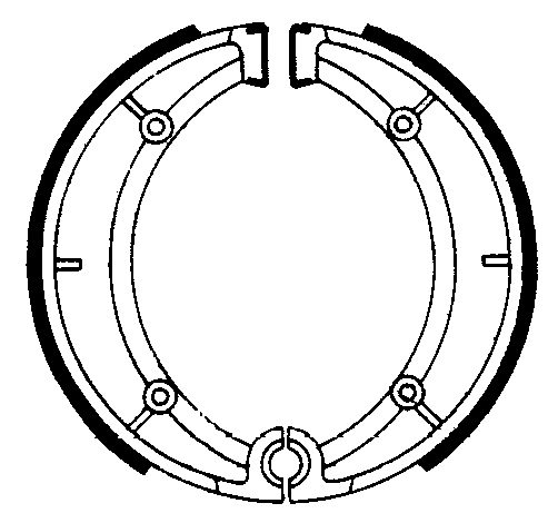 FSB876 BRAKE SHOES