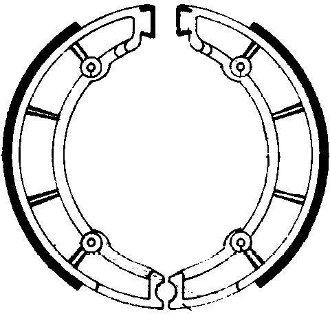 FSB881 BRAKE SHOES