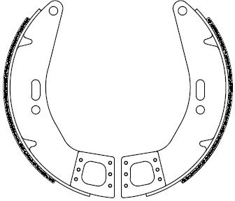 FSB893 BRAKE SHOES