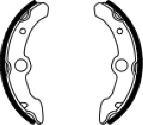 FSB928 BRAKE SHOES