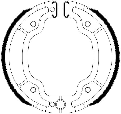 FSB947A BRAKE SHOES