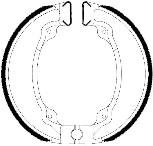 FSB958EF BRAKE SHOES