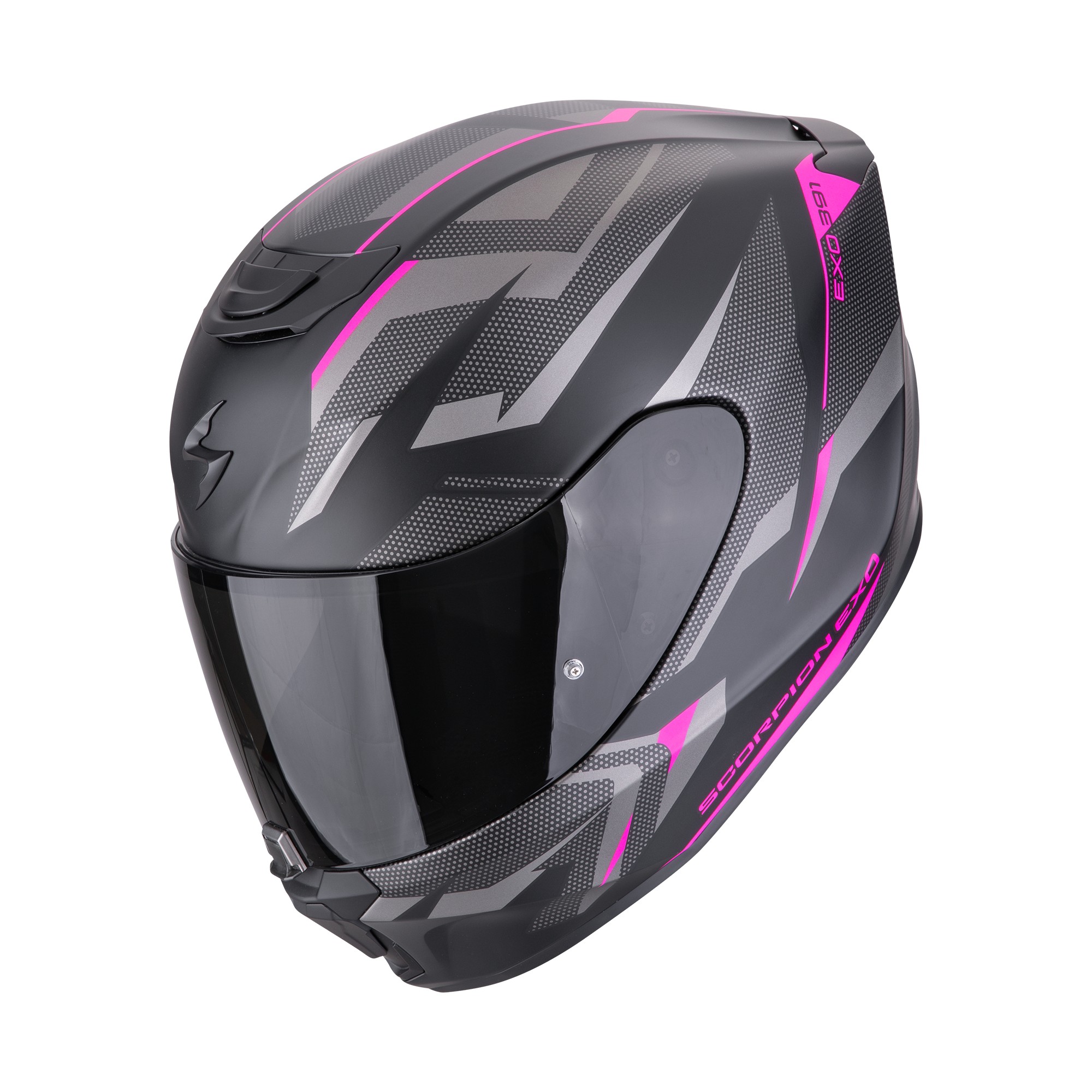 Scorpion Exo-391 "Aaxo" - mat zwart / roze