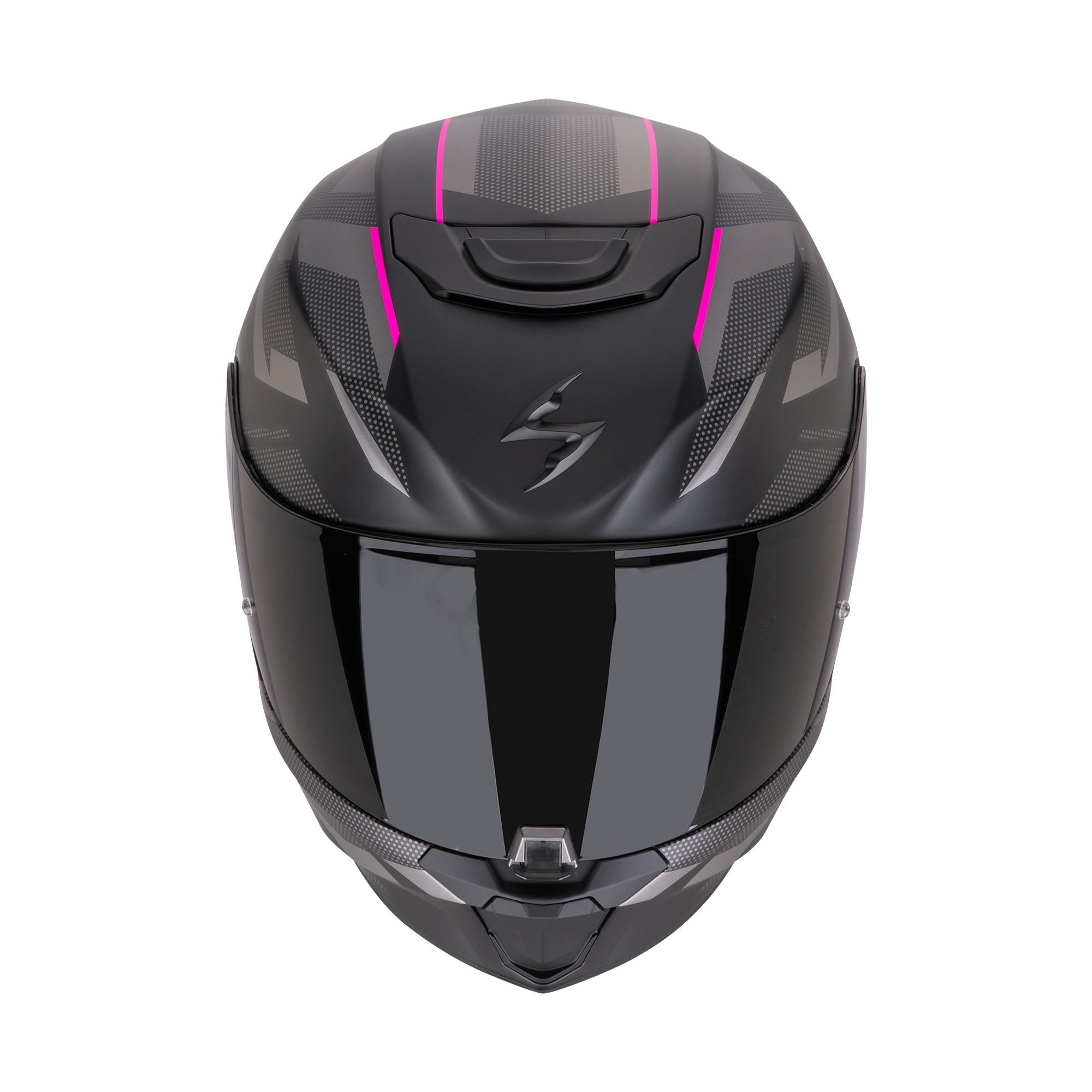 Scorpion Exo-391 "Aaxo" - mat zwart / roze foto 2