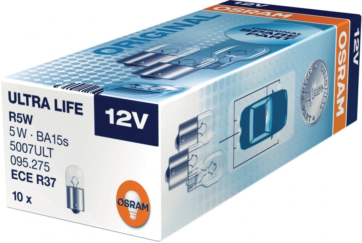 12V 5W BA15S ULTRA LIFE 10-BOX