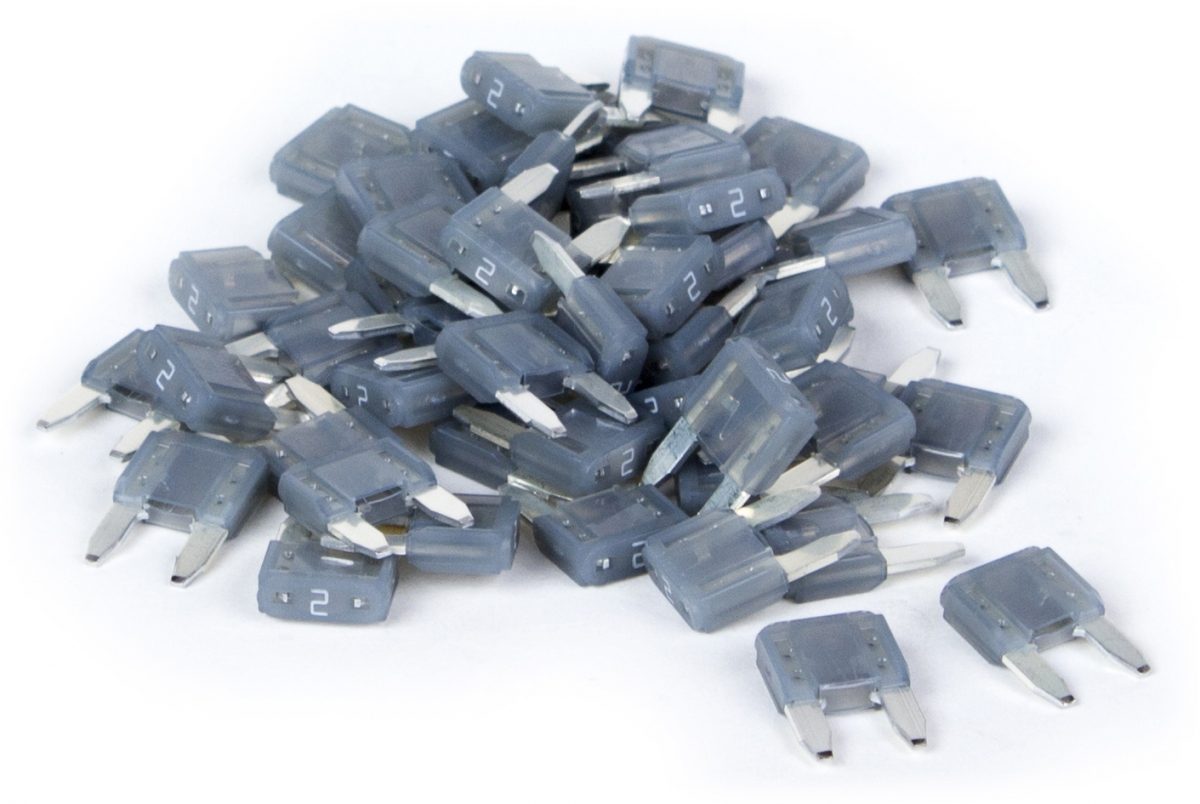 2AMP BLADE FUSE MINI GRIJS