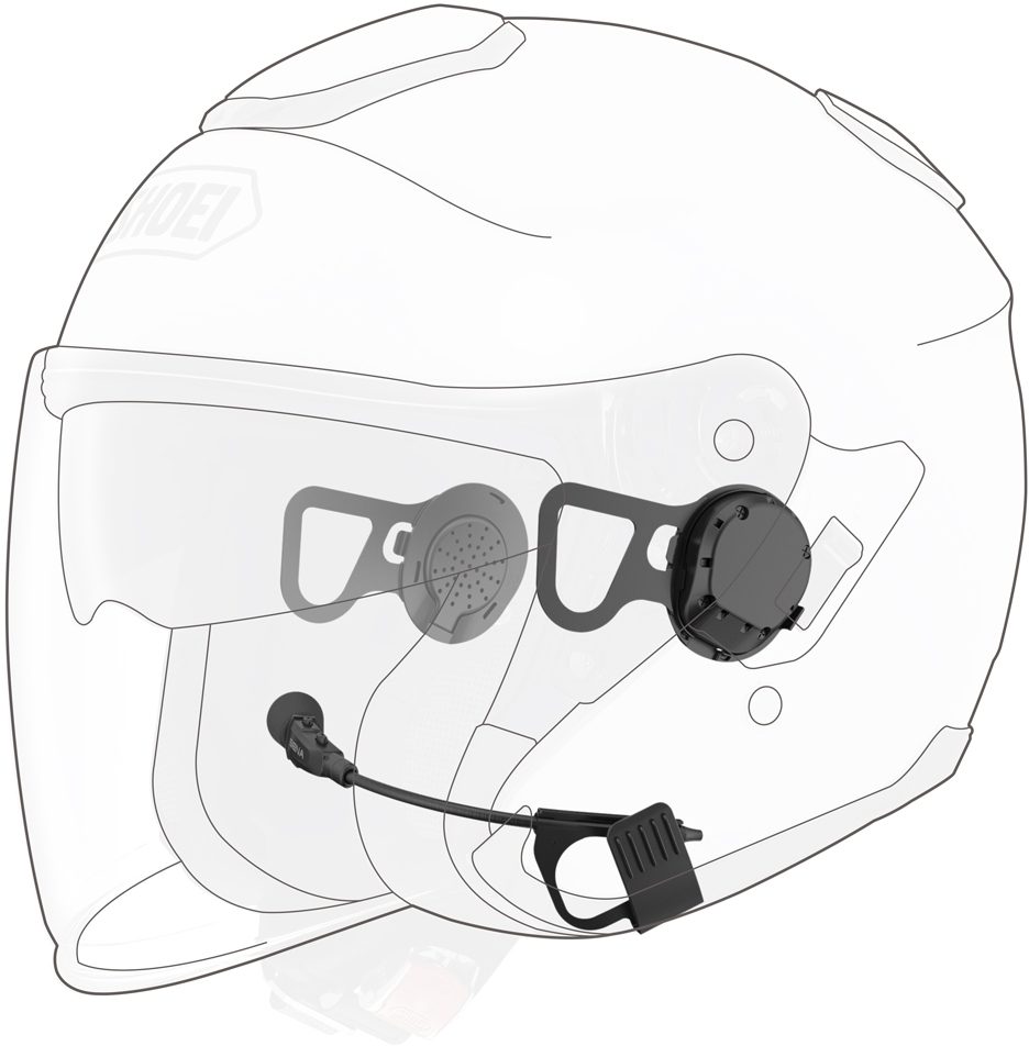 10U BT HEADSET, SHOEI J-CRUISE